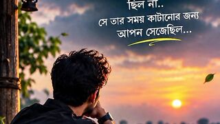 💔 আপন মানুষ পর হলে, বুঝে নিও সে কখনো আপন ছিল না…