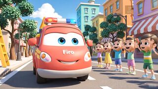 WOW! Fire Truck Song for Kids 🚒 | Fun Nursery Rhymes | SBS Kids