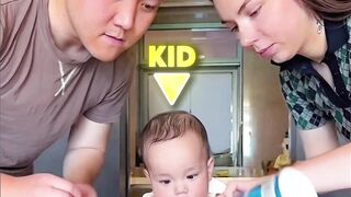 We found trick to get our picky baby to take his medicine ❤️