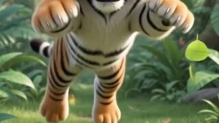 Watch what happened to the tiger uncle while trying to catch the baby.