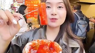Delicious Tteokbokki in Busan, Korea