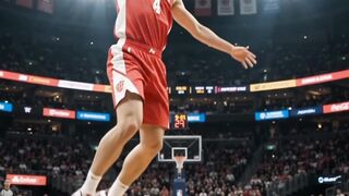 Orange Cat Becomes an NBA Legend! The Funniest Slam Dunk Video Ever