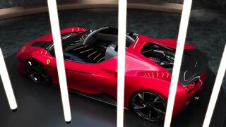 Red Ferrari Hypercar Showcase – Pure Italian Beauty & Speed! ❤️🏎️