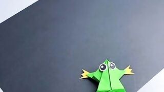 Cara membuat origami kodok untuk pemula