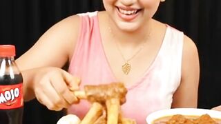​Spicy Mutton Nalli Curry & Rice Mukbang! 🍖🔥