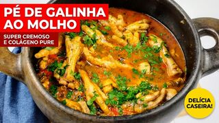 Pés de Galinha Suculentos: O Caldo Mais Rico e Cheio de Colágeno! 🍲✨
