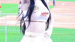 Cute and Beautiful Cheerleader Cheering for Player 4