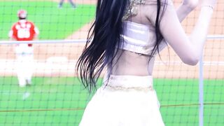 Cute and Beautiful Cheerleader Cheering for Player 6