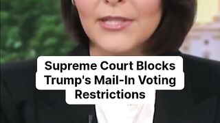 Supreme Court Blocks  Trump's Mail-In Voting Restrictions