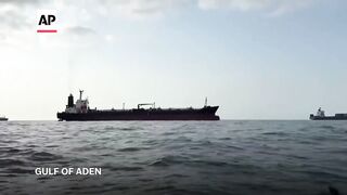 Container ships and oil tankers seen in Gulf of Aden as tensions rise in Yemen