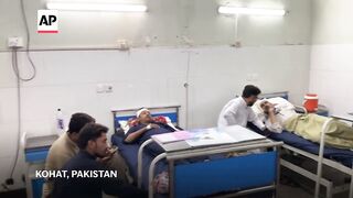 Funerals held for those killed in Pakistan mosque bombing as doctors treat the injured
