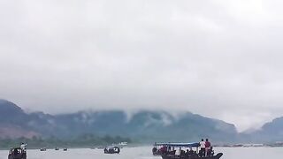 Did you get to enjoy such a view of clouds while walking around the white stone??? #fyp #foryou #viral