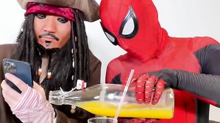 Spider-Man funny vs Jack sparrow