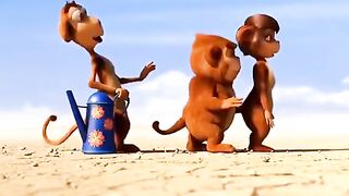 New Cartoon Three Monkey live in all together latest Funny video 2023