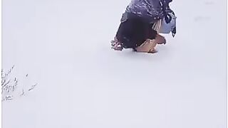 walk in the snow