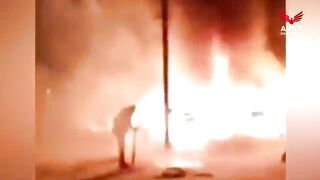 Divine Justice for Ukraine Massive Fire And Explosions Occurred at the Russian Military Camp Site