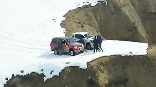 Overview of a lovely hilly area of Pakistan