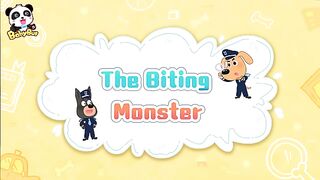 Go_Away _Biting  _Monster_ (police cartoon)