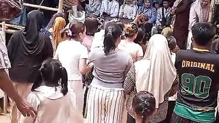 The joyful sundanese wedding tradisional in Banten,indonesia