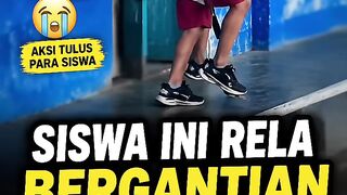 Elementary Student Who Carries His Friend with a Disability