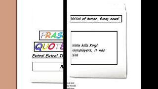 Funny news: Bishop kills king! [Quotes and Poems]