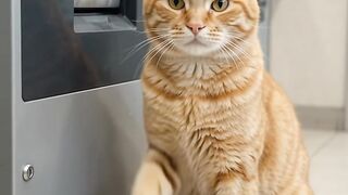 Kucing Lucu Gagal Tarik Tunai di ATM! Reaksinya Bikin Ngakak 😹
