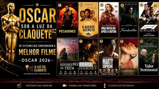 OSCAR 2026: OS 10 FILMES INDICADOS A MELHOR FILME | A LUZ DA CLAQUETE