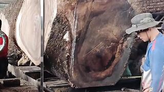 Giant Wood Splitting