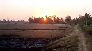 "Sunset in the dry season.”