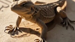 Amazing AI Animal Transformation 🦎 Sketch to Realistic 3D Desert Creature #shorts