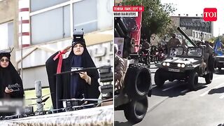From Teran Streets : Iranian Women Turn In to Drone Operator , IRGC Stages Massive War Drills