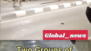 Viral: Teenagers Fight Using Bladed Weapons on Public Road