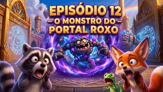🌌 O MONSTRO DO PORTAL ROXO