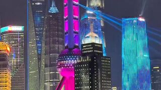 The atmosphere of the building at night