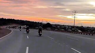 Batam island sunset