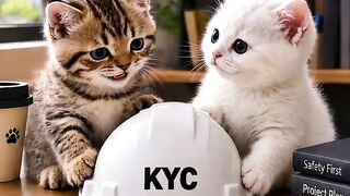 Cat Reading/ Kucing belajar membaca