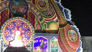 Beautiful Vesak Pandol (Thorana) in Sri Lanka