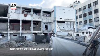 Children in Gaza head back to school after 3 years