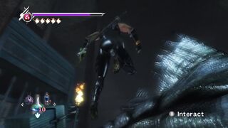 Ninja Gaiden mergulhando para ir a missão