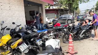 MOTO  150 RARA TA FUMANDO MUITO