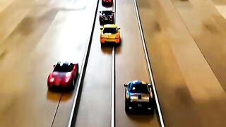 Mini Toy Car Race Transforms Into a Real Supercar Battle! 🏎️🔥 | Epic AI Racing