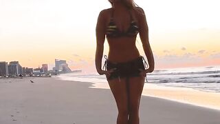 Golden Hour Beach Contortion Shoot! 🌅🏖️