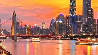 “Sunset Embracing the City” 🌇
