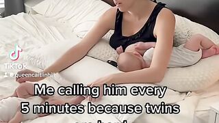 Breastfeeding_twins_is_no_joke!!_Baaaabe!!_#breastfeeding_#twins_#momlife