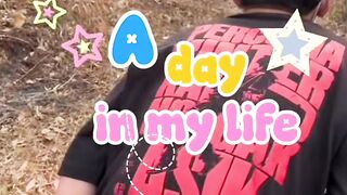 a day in my life lagi viral