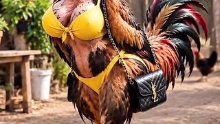 Ayam mau jaln ke mall