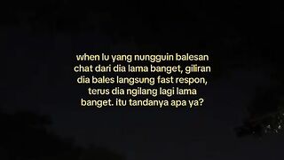 nungguin chat dari dia