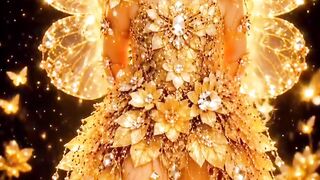 Cute Little Golden Fairy Says Good Morning And I Love You So Much - Good Morning Wishes ✨