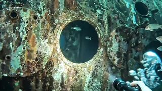 I Found a Sunken Submarine… Something Moved Inside 😳🌊