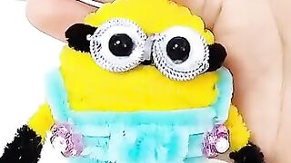 Cheerful Minion Yarn Doll
